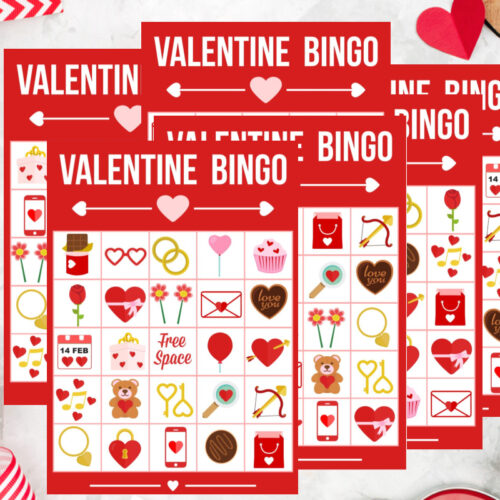 Valentine's Day Printable Bingo Game