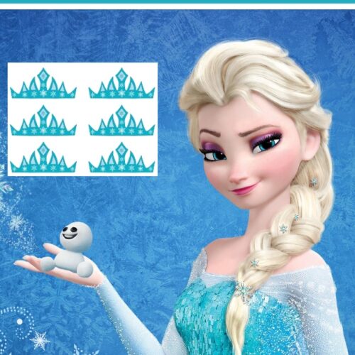Pin the Crown on Elsa Printable Party Game