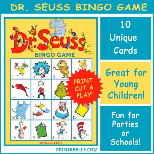 Dr. Seuss Bingo Game